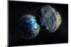 Near-Earth Asteroid, Artwork-null-Mounted Photographic Print