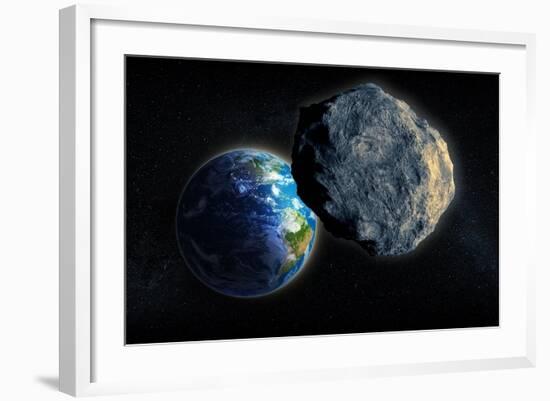 Near-Earth Asteroid, Artwork-null-Framed Photographic Print