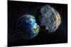 Near-Earth Asteroid, Artwork-null-Mounted Photographic Print