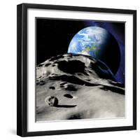 Near-Earth Asteroid-Detlev Van Ravenswaay-Framed Premium Photographic Print