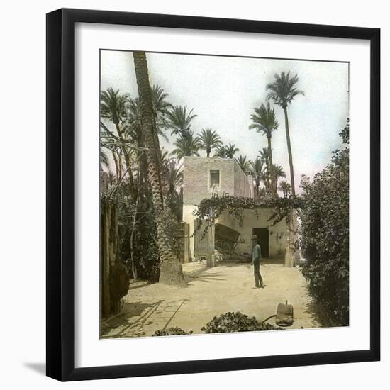 Near Elche (Spain), a Vacation House in the Countryside, Circa 1885-1890-Leon, Levy et Fils-Framed Photographic Print