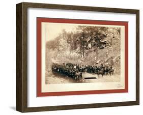 Near Fort Meade, I Troop, 8th Cavalry-John C. H. Grabill-Framed Giclee Print