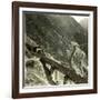 Near Giornico (Switzerland), Bridge of the Saint-Gothard Railroad, Circa 1865-Leon, Levy et Fils-Framed Photographic Print