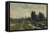 'Near Gouda', 19th century-Willem Roelofs-Framed Stretched Canvas