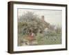 Near Hambledon-Helen Allingham-Framed Giclee Print