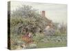 Near Hambledon-Helen Allingham-Stretched Canvas