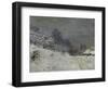 Near Honfleur-Snow, 1867-Claude Monet-Framed Premium Giclee Print