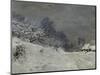 Near Honfleur-Snow, 1867-Claude Monet-Mounted Premium Giclee Print