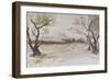 Near Kanea, Crete, 1864-Edward Lear-Framed Giclee Print