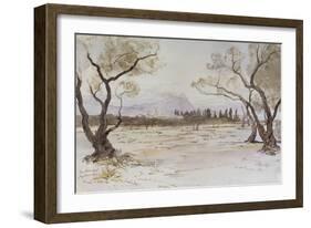 Near Kanea, Crete, 1864-Edward Lear-Framed Giclee Print