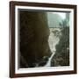 Near Lauterbrunnen (Switzerland), the Gorges of the Alpbach in the Lauterbrunnen Valley-Leon, Levy et Fils-Framed Photographic Print