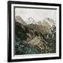 Near Lauterbrunnen (Switzerland), the Scheynige-Platte Railroad Line, Circa 1865-Leon, Levy et Fils-Framed Photographic Print