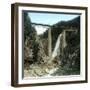 Near Lauterbrunnen (Switzerland), the Tudelenbach Bridge on the Gornegrat Railroad Line, Circa 1865-Leon, Levy et Fils-Framed Photographic Print