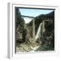 Near Lauterbrunnen (Switzerland), the Tudelenbach Bridge on the Gornegrat Railroad Line, Circa 1865-Leon, Levy et Fils-Framed Photographic Print