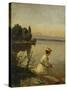 Near Leoni, by Starnberger See-Anders Andersen-Lundby-Stretched Canvas