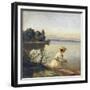 Near Leoni, by Starnberger See-Anders Andersen-Lundby-Framed Giclee Print