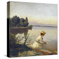 Near Leoni, by Starnberger See-Anders Andersen-Lundby-Stretched Canvas