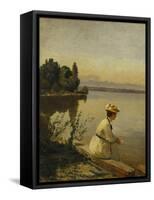 Near Leoni, by Starnberger See-Anders Andersen-Lundby-Framed Stretched Canvas