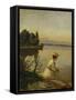 Near Leoni, by Starnberger See-Anders Andersen-Lundby-Framed Stretched Canvas