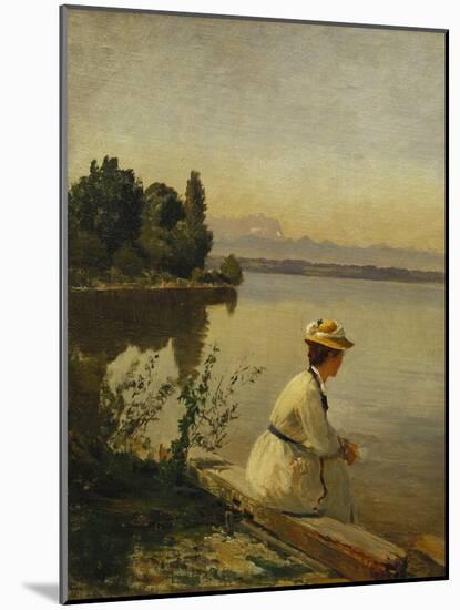 Near Leoni, by Starnberger See-Anders Andersen-Lundby-Mounted Giclee Print