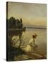 Near Leoni, by Starnberger See-Anders Andersen-Lundby-Stretched Canvas