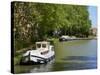 Near Locks of Fonserannes, Canal du Midi, UNESCO World Heritage Site, Beziers, Herault, France-Tuul-Stretched Canvas