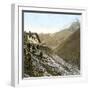 Near Loeche-Les-Bains (Switzerland), the Passage of the Gemmi, Circa 1865-Leon, Levy et Fils-Framed Photographic Print