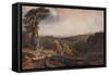 'Near Lowther Castle', c1818-Peter De Wint-Framed Stretched Canvas
