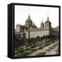 Near Madrid, Spain, the Escurial Palace and Monastery, Circa 1885-1890-Leon, Levy et Fils-Framed Stretched Canvas