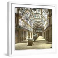 Near Madrid (Spain), the Library of the Escurial Palace , Circa 1885-1890-Leon, Levy et Fils-Framed Photographic Print