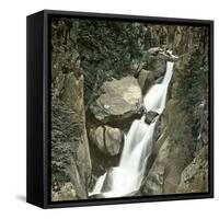 Near Martigny (Switzerland), the Waterfalls of Le Triege, Circa 1865-Leon, Levy et Fils-Framed Stretched Canvas