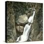 Near Martigny (Switzerland), the Waterfalls of Le Triege, Circa 1865-Leon, Levy et Fils-Stretched Canvas