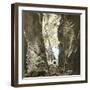 Near Meiringen (Switzerland), the Dark Aar Gorge, Circa 1865-Leon, Levy et Fils-Framed Photographic Print