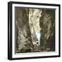 Near Meiringen (Switzerland), the Dark Aar Gorge, Circa 1865-Leon, Levy et Fils-Framed Photographic Print