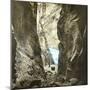 Near Meiringen (Switzerland), the Dark Aar Gorge, Circa 1865-Leon, Levy et Fils-Mounted Photographic Print