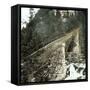 Near Meiringen (Switzerland), the Railway Bridge of the Giessbach, Circa 1865-Leon, Levy et Fils-Framed Stretched Canvas