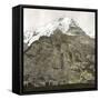 Near Murren (Switzerland), View of the Jungfrau, Circa 1865-Leon, Levy et Fils-Framed Stretched Canvas