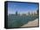 Near North Skyline and Gold Coast, from Lake Michigan, Chicago, Illinois, USA-Amanda Hall-Framed Stretched Canvas