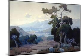 Near Ojai-Marion Kavanagh Wachtel-Mounted Art Print