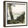 Near Palma (Island of Majorca, Balearics, Spain), the Coast of Miramar, Circa 1895-Leon, Levy et Fils-Framed Premium Photographic Print