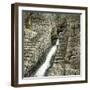 Near Palma (Island of Majorca, the Balearic Islands, Spain), a Spring in the Miramar Gardens-Leon, Levy et Fils-Framed Premium Photographic Print