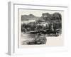 Near Pangbourne, Scenery of the Thames, UK, 19th Century-null-Framed Giclee Print