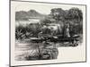 Near Pangbourne, Scenery of the Thames, UK, 19th Century-null-Mounted Giclee Print