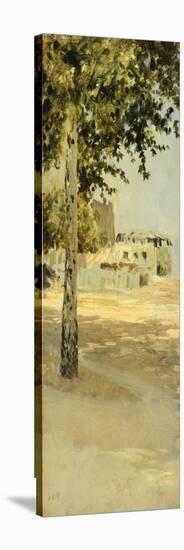 Near Paris-Giuseppe De Nittis-Stretched Canvas