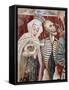 Near Pazin, Death and Queen, Dance of Death-null-Framed Stretched Canvas