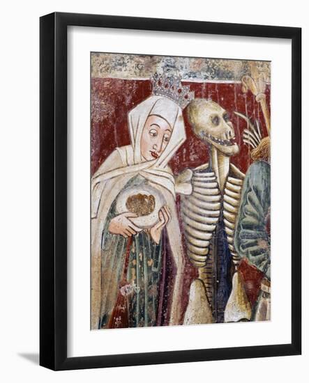 Near Pazin, Death and Queen, Dance of Death-null-Framed Giclee Print