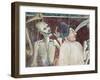 Near Pazin, Merchant and Death, Dance of Death-null-Framed Giclee Print