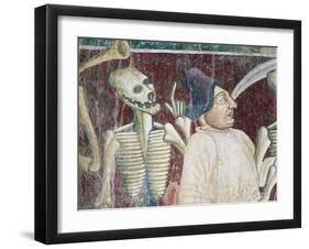 Near Pazin, Merchant and Death, Dance of Death-null-Framed Giclee Print