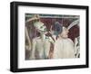 Near Pazin, Merchant and Death, Dance of Death-null-Framed Giclee Print