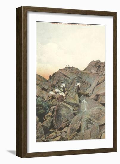 Near Peak of Monadnock Mountain, New Hampshire-null-Framed Art Print